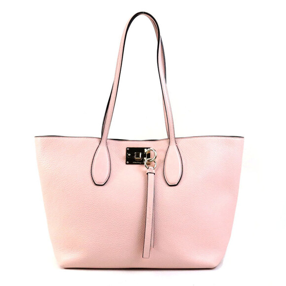 SALVATORE FERRAGAMO Pink Leather Shoulder Bag - Picture 1 of 5